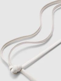 High-Shine Pearl Triangle Bikini Top