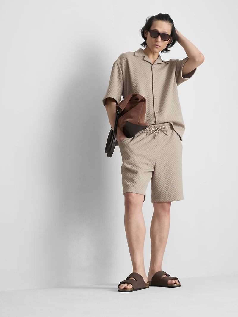 The Edit Textured Shorts