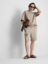 The Edit Textured Shorts