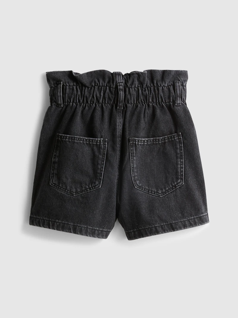 7-15yrs | Paperbag Denim Shorts
