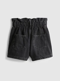 7-15yrs | Paperbag Denim Shorts