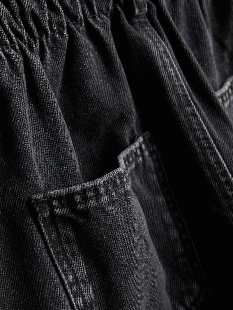 7-15yrs | Paperbag Denim Shorts