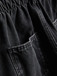 7-15yrs | Paperbag Denim Shorts