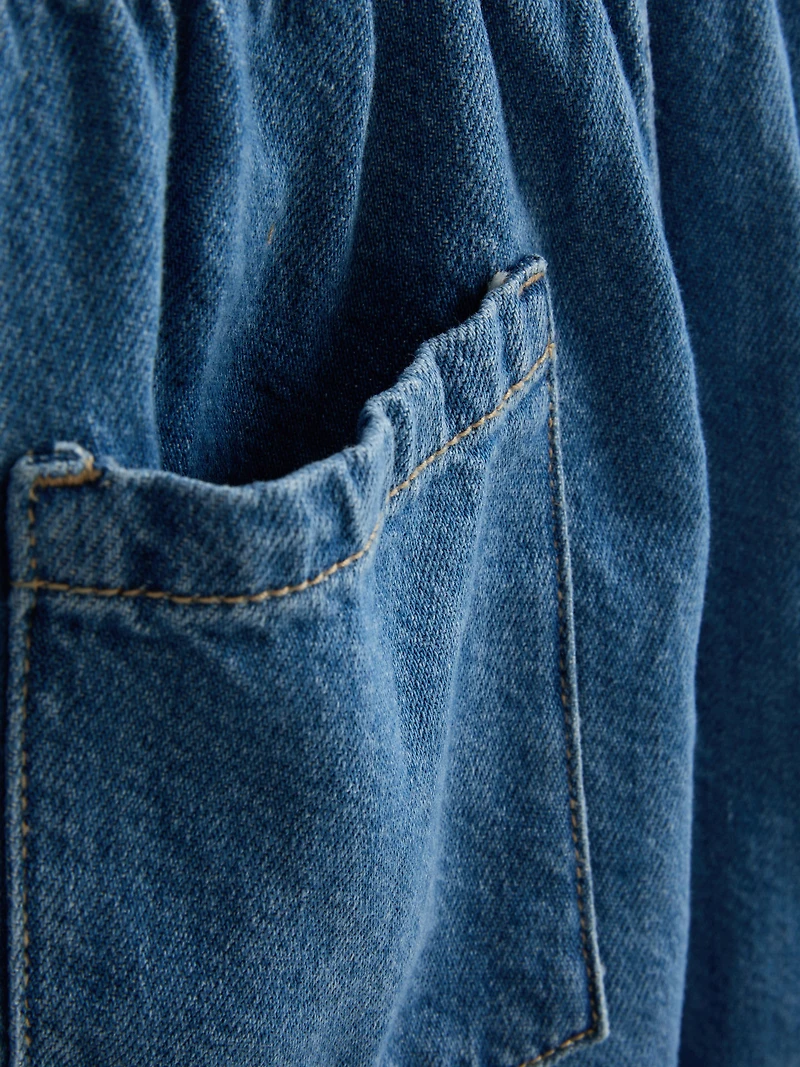 7-15yrs | Denim Jogger Shorts