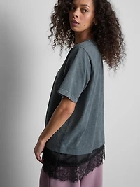 Guns N' Roses Lace Trim T-Shirt