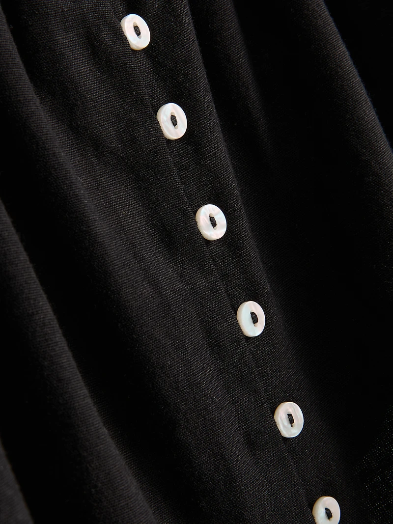 Cotton-Blend Lace Rara Top