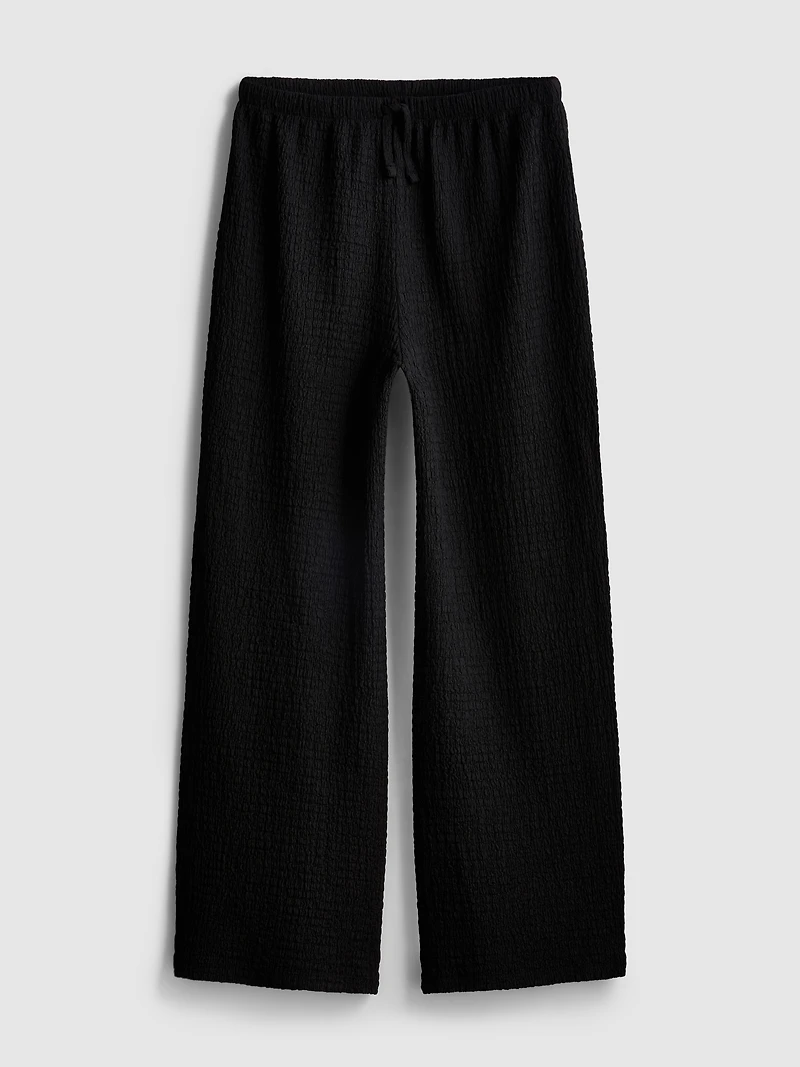 7-15yrs | Crinkle Textured Pants