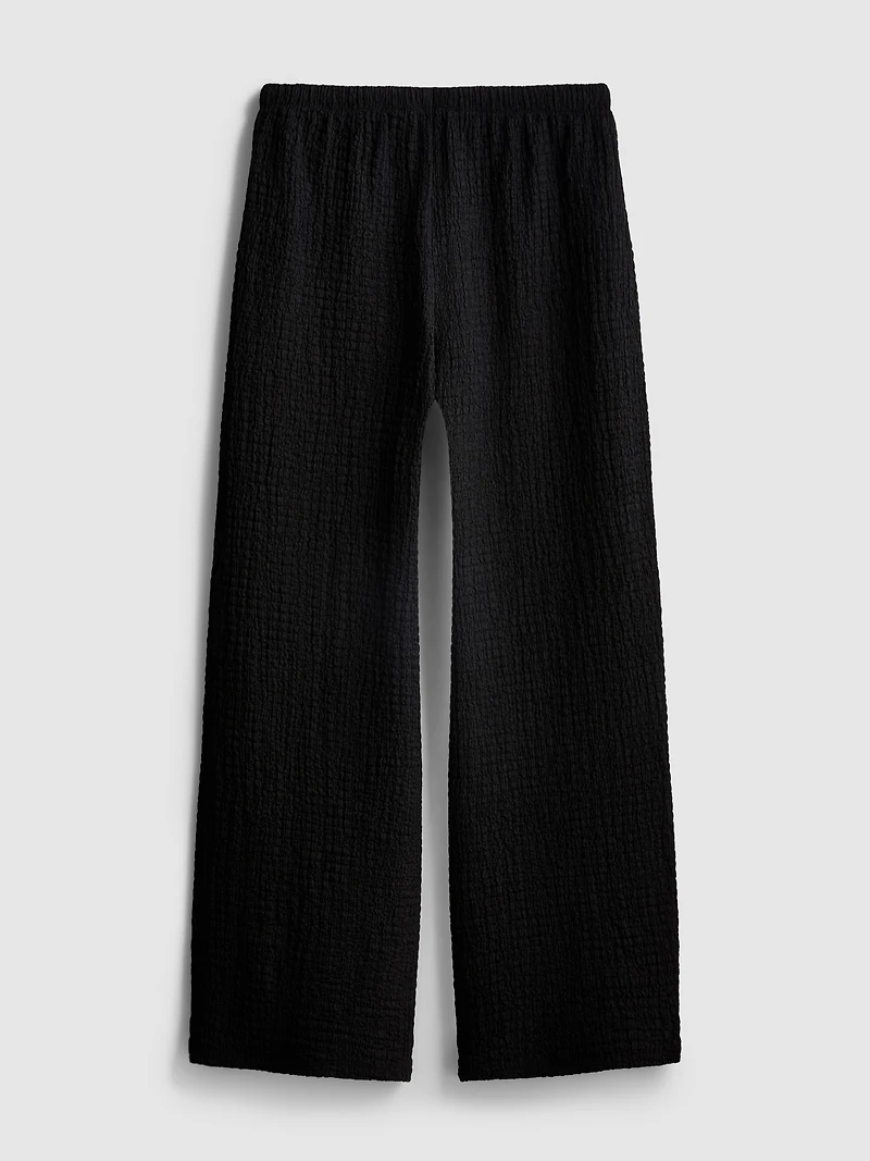 7-15yrs | Crinkle Textured Pants