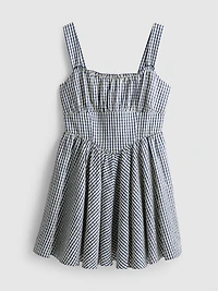 Gingham Corset Mini Dress