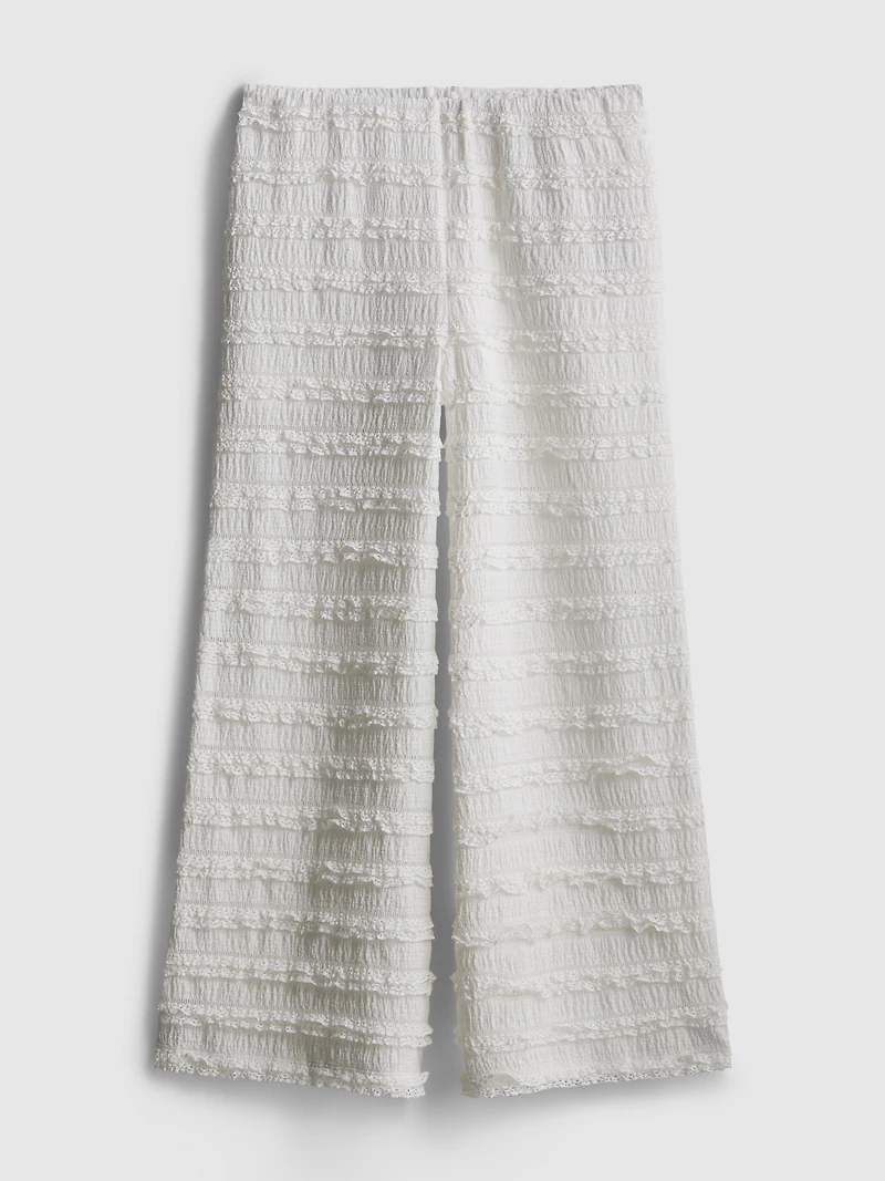 7-15yrs | Textured Wide-Leg Pants
