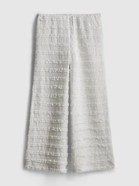 7-15yrs | Textured Wide-Leg Pants