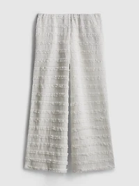 7-15yrs | Textured Wide-Leg Pants
