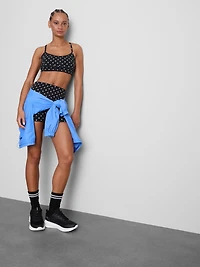 Polka Dot Active Crop Top