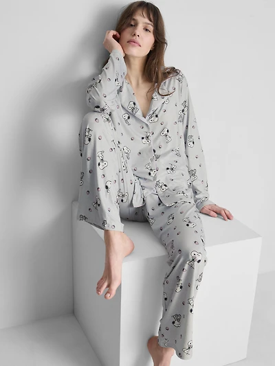 Snoopy Graphic Boyfriend Pajamas