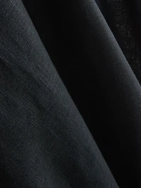 The Edit A-Line Wide-Strap Linen Top