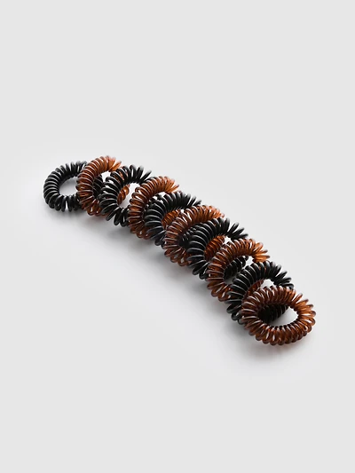 10pk Spiral Headbands