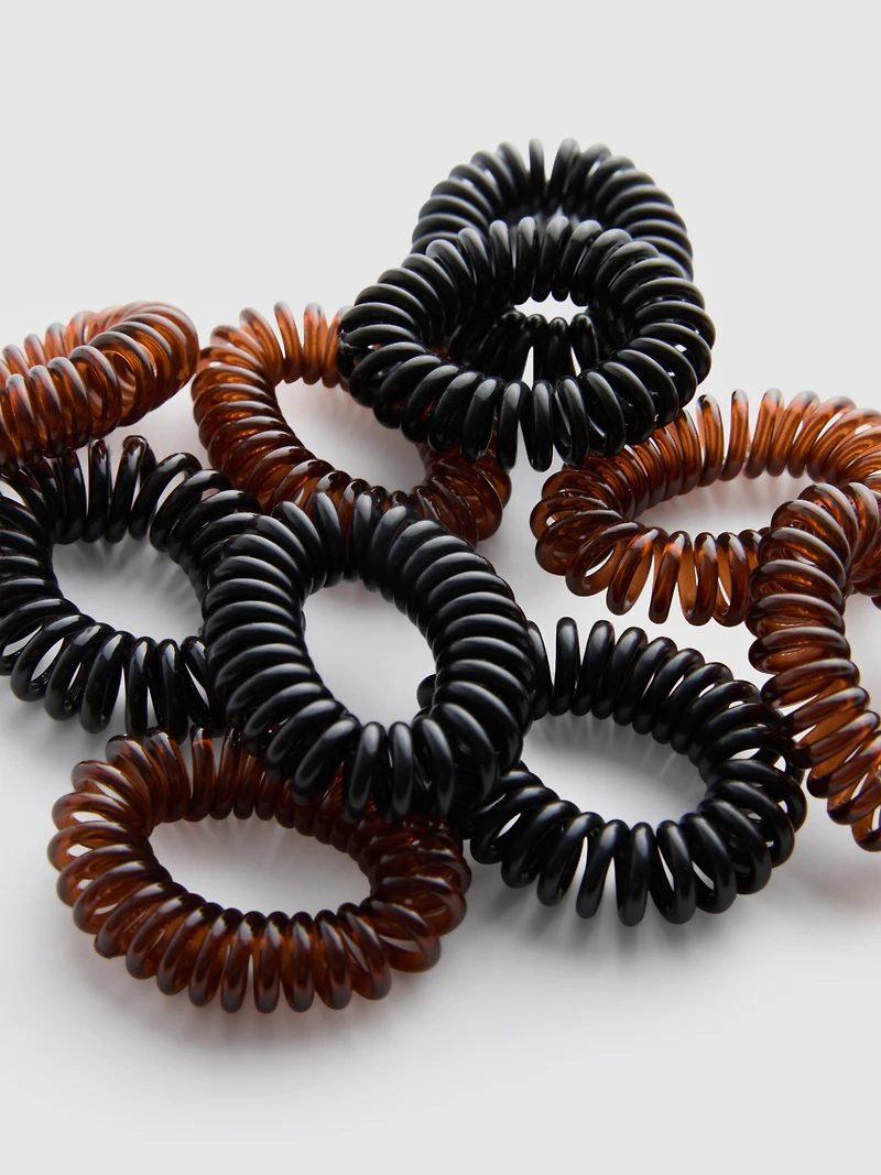 10pk Spiral Headbands