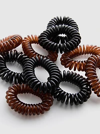10pk Spiral Headbands