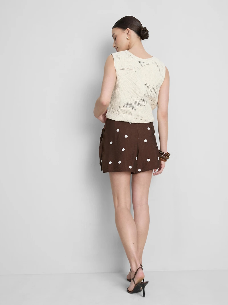 Polka Dot Skort
