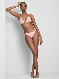 Striped Starfish Triangle Bikini Top