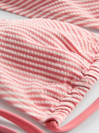 Striped Starfish Triangle Bikini Top