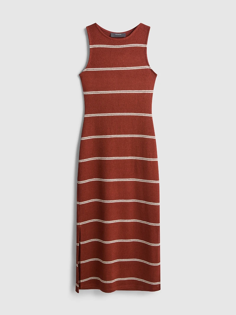 Paula Echevarría Sleeveless Bodycon Midaxi Dress