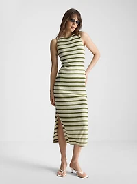 Paula Echevarría Sleeveless Bodycon Midaxi Dress