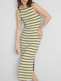 Paula Echevarría Sleeveless Bodycon Midaxi Dress