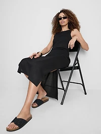 Paula Echevarría Sleeveless Bodycon Midaxi Dress