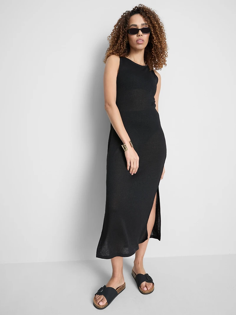 Paula Echevarría Sleeveless Bodycon Midaxi Dress