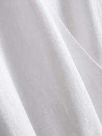 The Edit Linen V-Neck Wrap Top