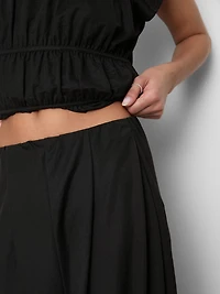 Textured Harem Pants