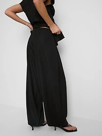 Textured Harem Pants