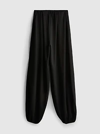 Textured Harem Pants