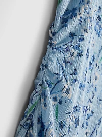 Sweetheart Crinkle Midi Dress