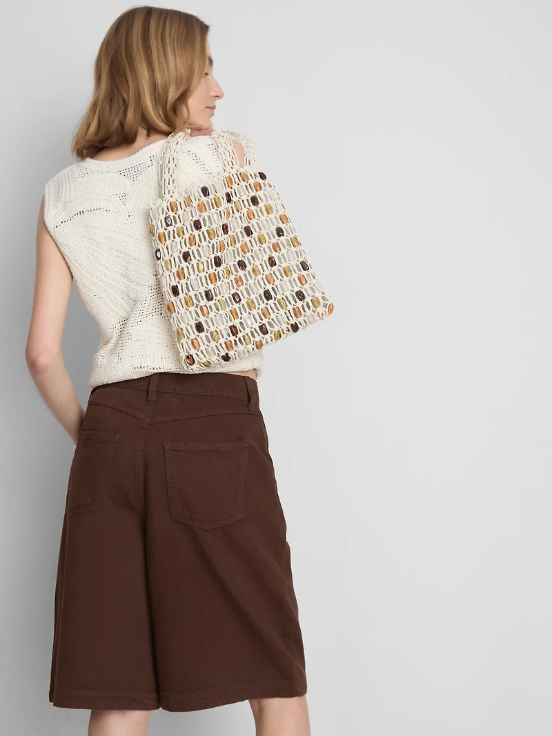 The Edit Cotton Bermuda Shorts