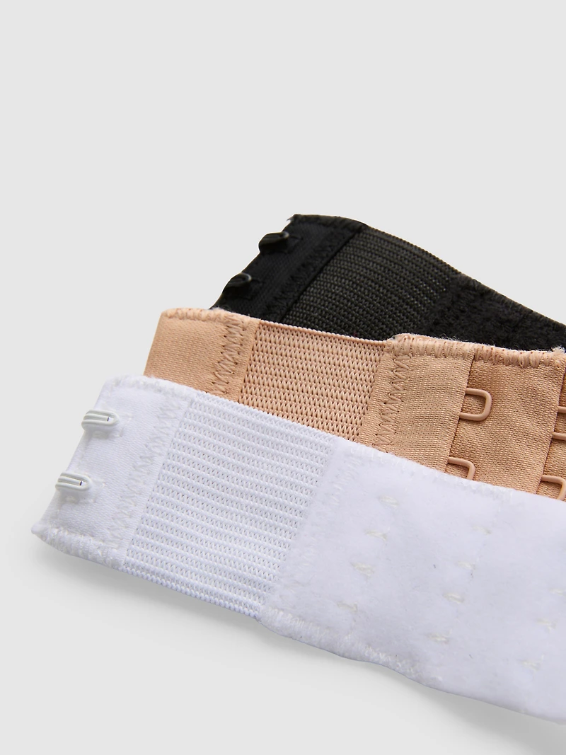 3pk 2 Hook Bra Extenders