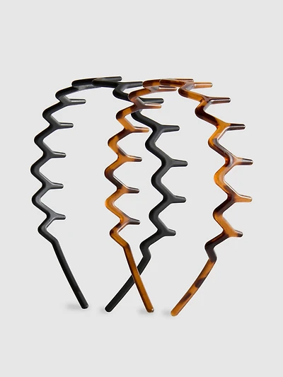 2-Pack Zigzag Headbands