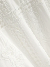 The Edit Broderie Midi Dress