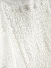 The Edit Broderie Midi Dress