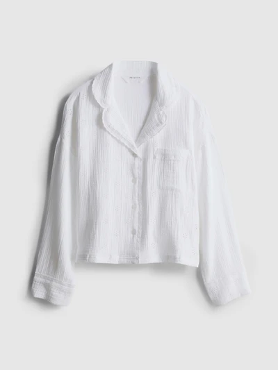 Love To Lounge Cotton Woven Pajama Shirt