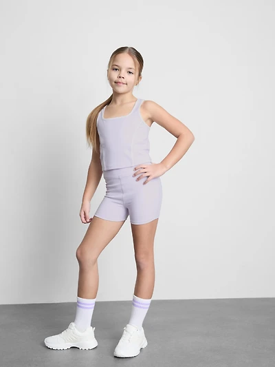 Active Contrast-Trim Shorts