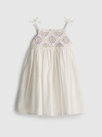 0-18mths | Crochet Newborn Smock Dress