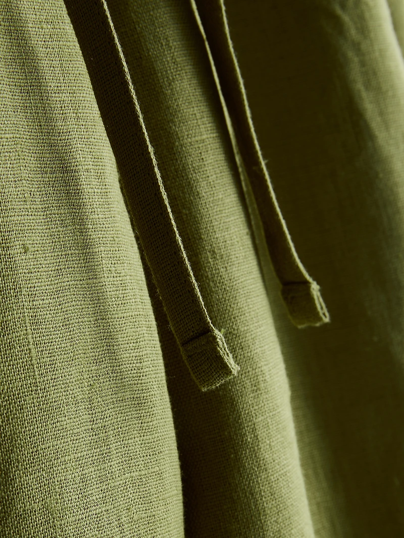 The Edit Wide-Leg Linen Pants