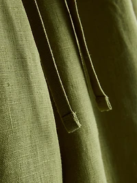 The Edit Wide-Leg Linen Pants