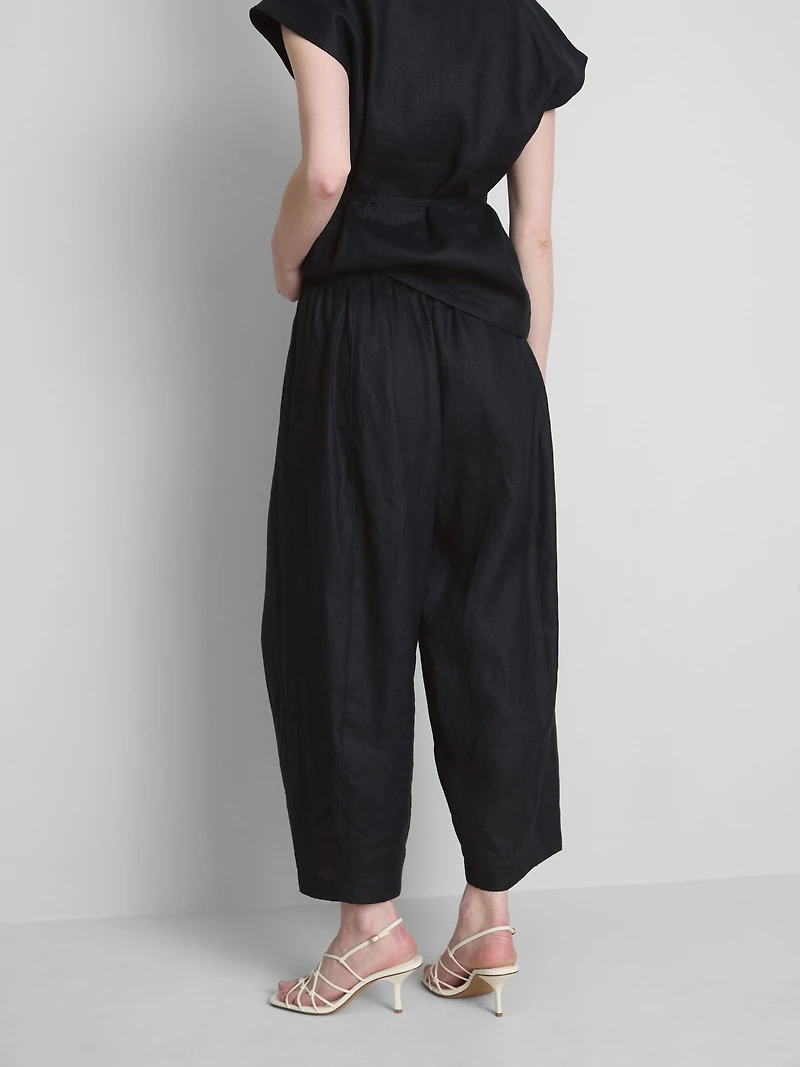 The Edit Wide-Leg Linen Pants