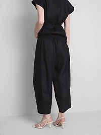 The Edit Wide-Leg Linen Pants