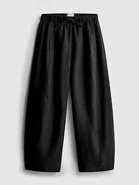The Edit Wide-Leg Linen Pants