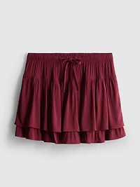 Drawstring Rara Mini Skirt