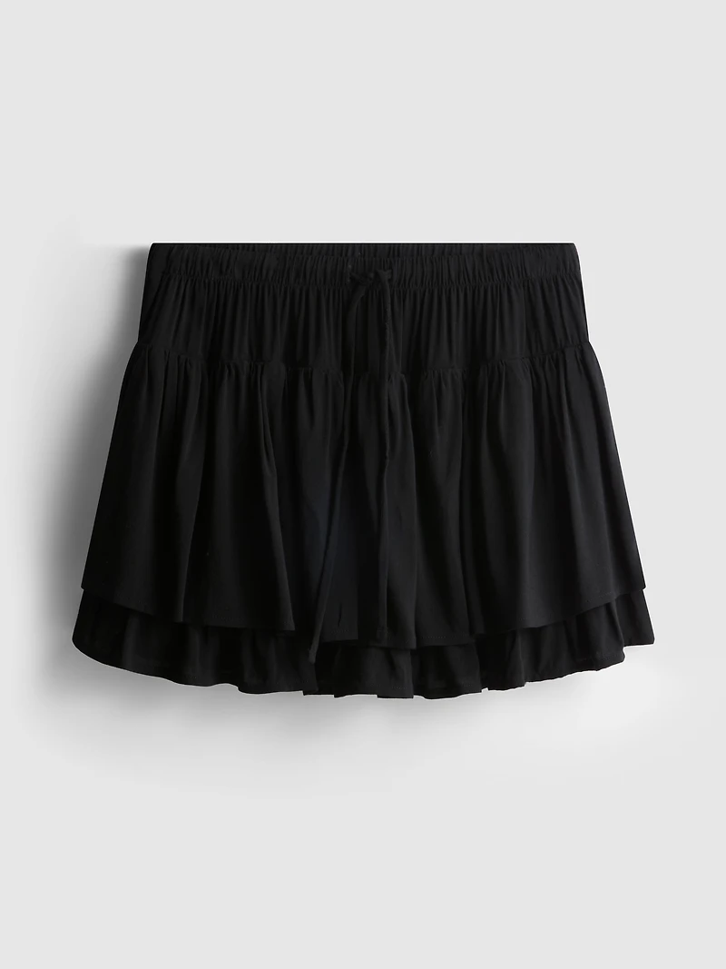 Drawstring Rara Mini Skirt